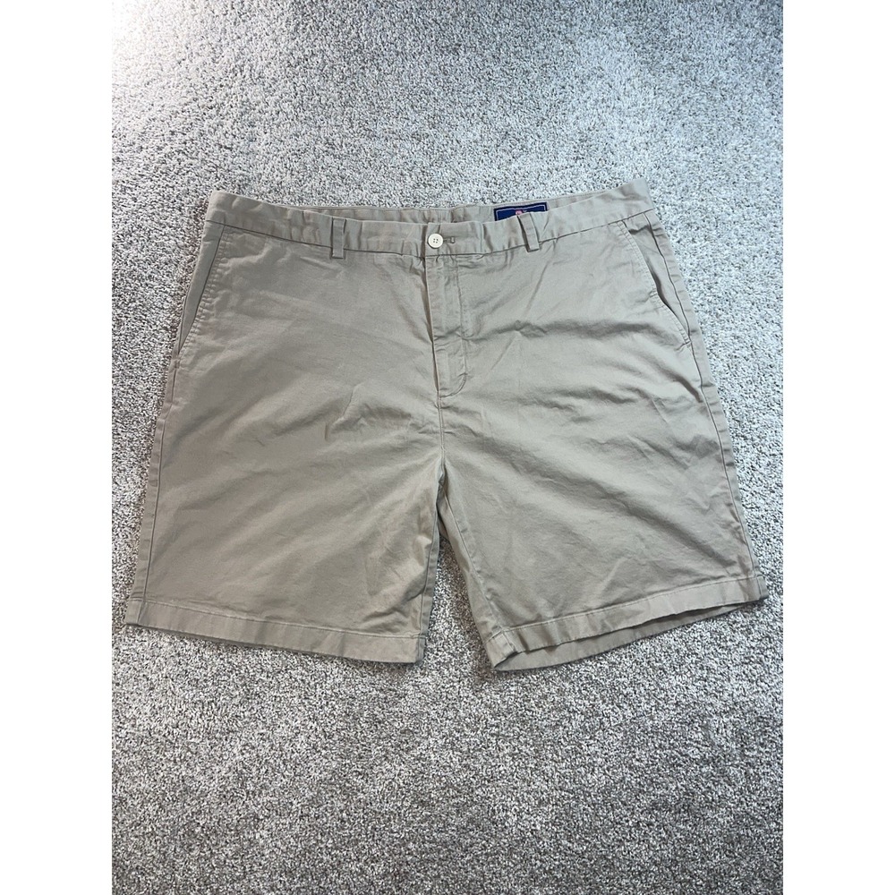 Vineyard Vines Breaker Short Men's Khaki Chino Flat Front Shorts Size‎ 42